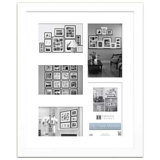 Timeless Frames&#xAE; 5 Opening White Life&#x27;s Great Moments Collage Frame